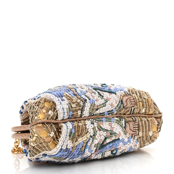 DOLCE & GABBANA Beaded Angel Kiss Lock Chain Crossbody Bag - Picture 4 of 6